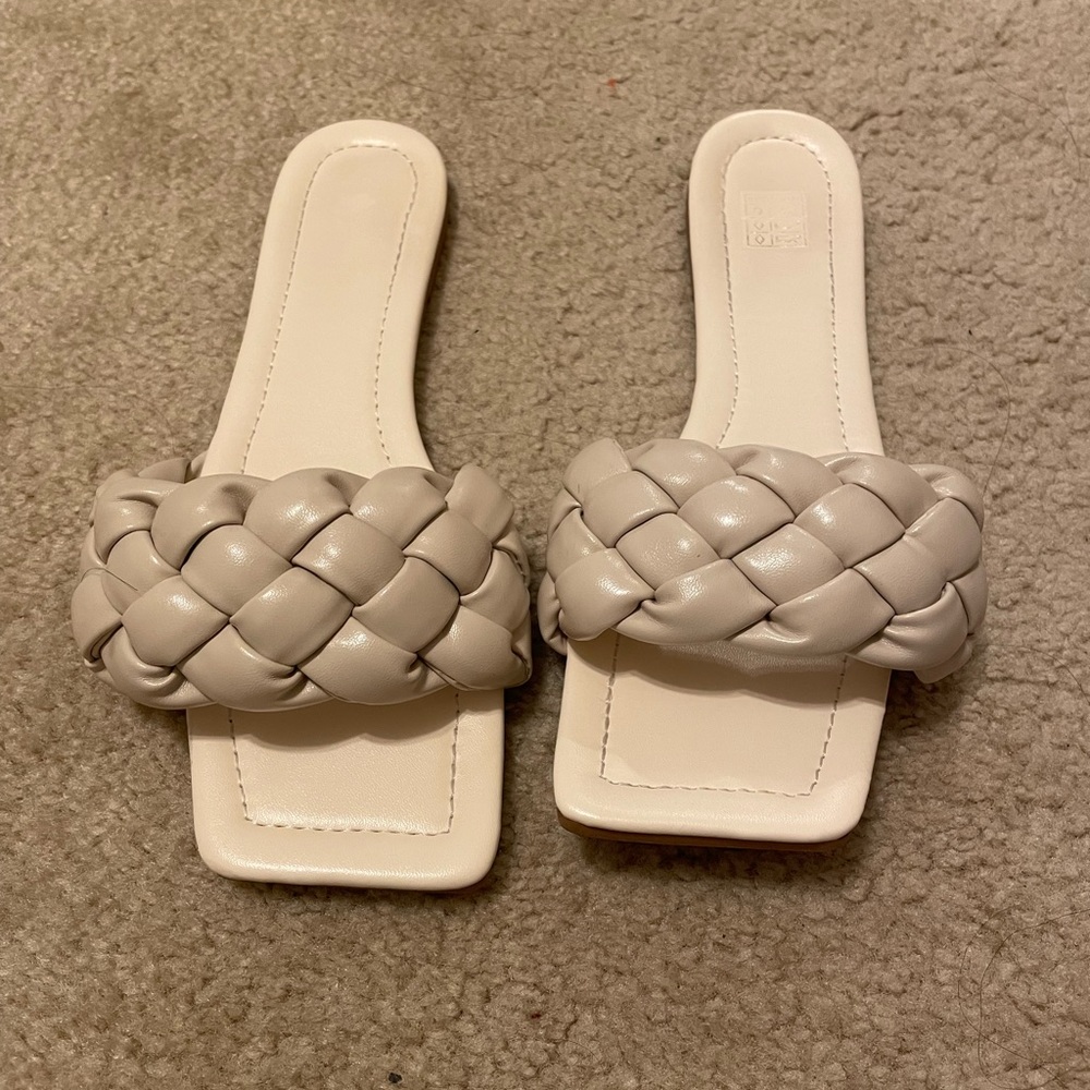 Braided sandals